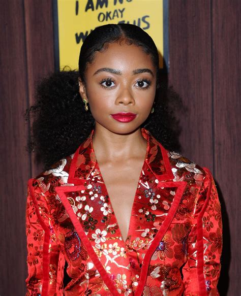 Her parents are divorced but she stays with her mother kiya. SKAI JACKSON at I Am Not Okay with This Premiere in ...