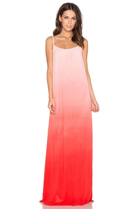 splendid ombre maxi dress in poppy red at revolveclothing maxi dress ombre maxi dress style