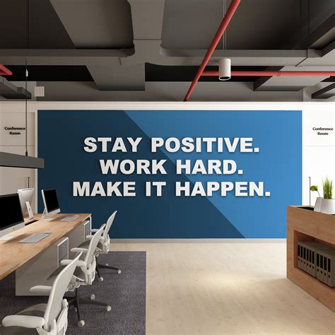 Positive 3d Office Wall Decor
