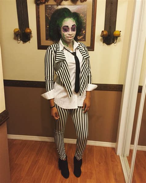 awesome lady beetlejuice diy costume for halloween vlr eng br