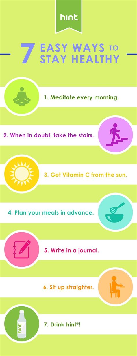 7 Easy Ways To Stay Healthy How To Stay Healthy Ways To Stay Healthy