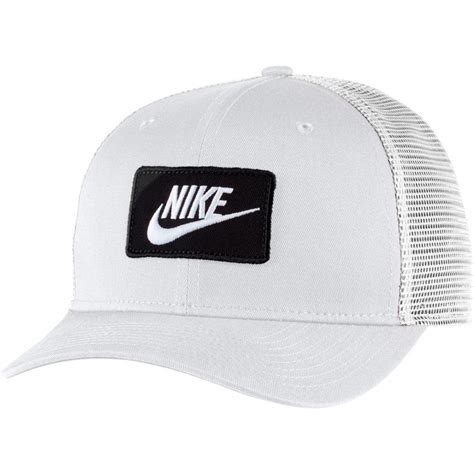 Hats Mens Nike Sportswear Classic99 Trucker Snapback Hat White
