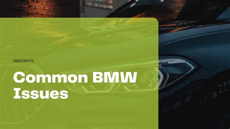 Avoid These Common Bmw Problems Stedmans Garage