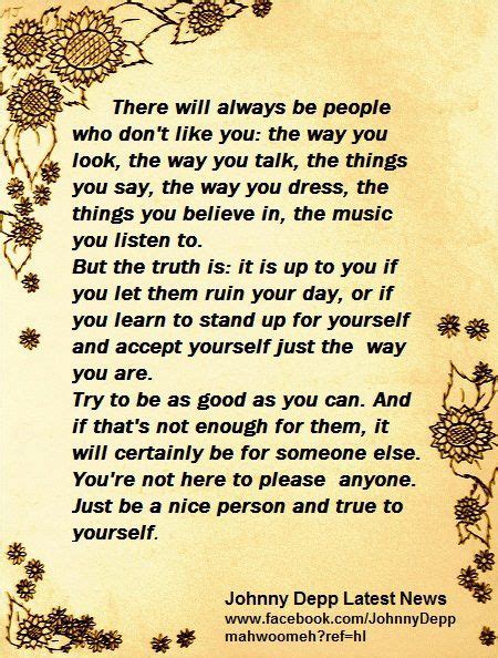 Discover more posts about johnny depp quotes. Pin by Starr Perry on WORDS | Johnny depp quotes, Life ...