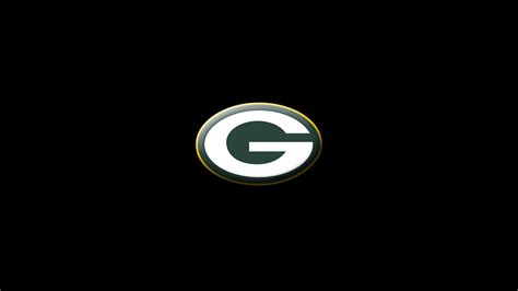 Green Bay Packers Simple Logo Black 1920×1080 Digital