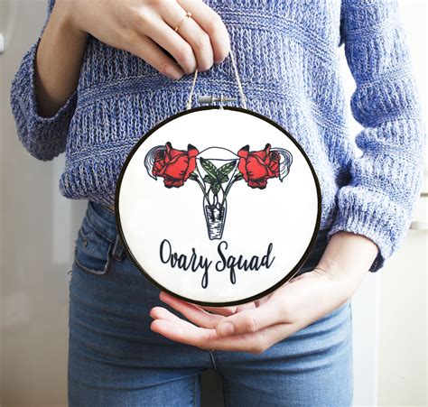 Feminist wall art Women empowerment Girl boss Ovary squad | Etsy