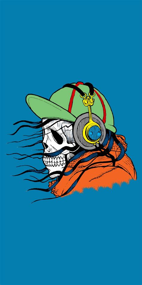 Skull Headphones Hd Mobile Wallpaper Myphonewalls