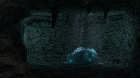 Artstation Moonstone In The Highstone Caves 3d Render