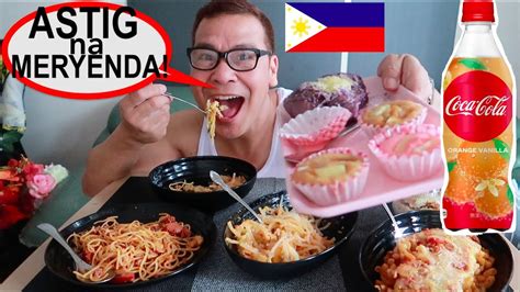 Astig Na Meryenda Ng Pinoy🇵🇭 Plus Coke Na Orange Vanilla Youtube