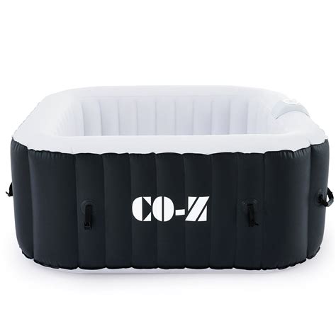 Co Z Inflatable Hot Tub 4 Person Blow Up Portable Hot Tub