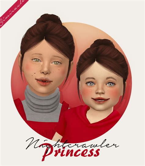 Simiracle Nightcrawler`s Princess Hair Retextured Kids And Toddlers