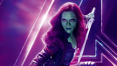Gamora In Avengers Infinity War 8k Poster Hd Movies 4k Wallpapers