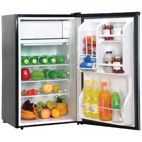 Magic Chef 36 Cu Ft Refrigerator With Clear Back Stainless Steel