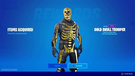 How To Get The New Gold Skull Trooper Skin Halloween Skin In Fortnite