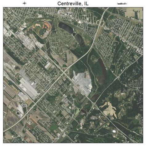 Aerial Photography Map Of Centreville Il Illinois