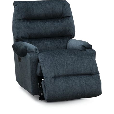 Navy Blue Small Scale Power Rocker Recliner Sedgefield Everything
