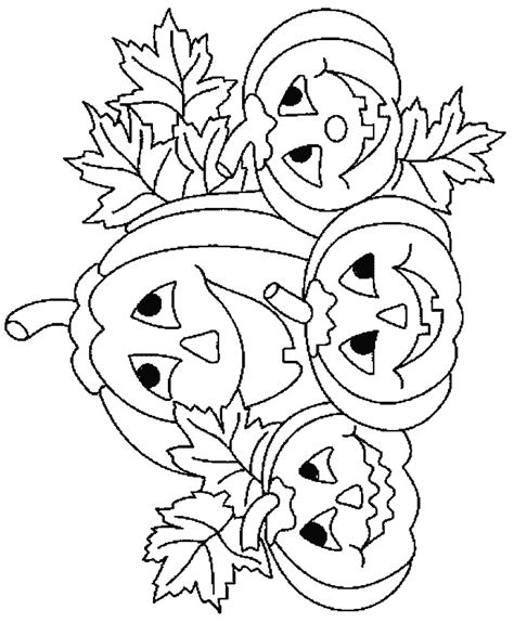 ça Halloween Dessin A Colorier Et Imprimer Gratuit - Coloriage Des Citrouilles d'Halloween en Champ dessin gratuit à imprimer