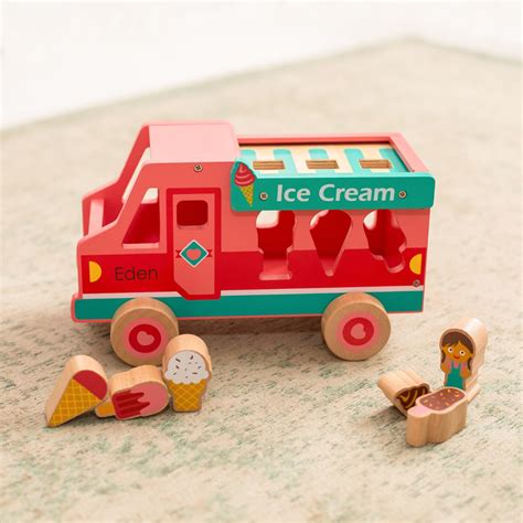 Wooden Ice Cream Van Shape Sorterharmony At Home Childrens Boutique
