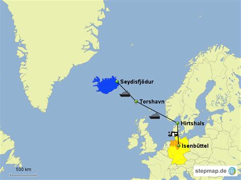 Stepmap Färöer Island Landkarte Für Deutschland