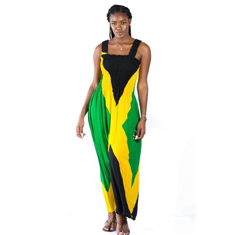 Jamaica Flag Maxi Dress Etsy