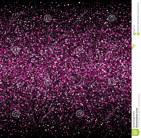 Pink Glitter On Black Stock Vector Illustration Of Girl