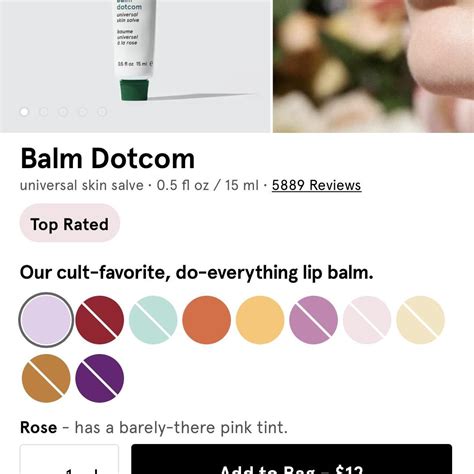 Glossier Balm Dotcom Universal Skin Salve In Scent Depop