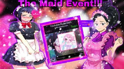 My Hero Academia Groupchat The Maid Event😁 Youtube