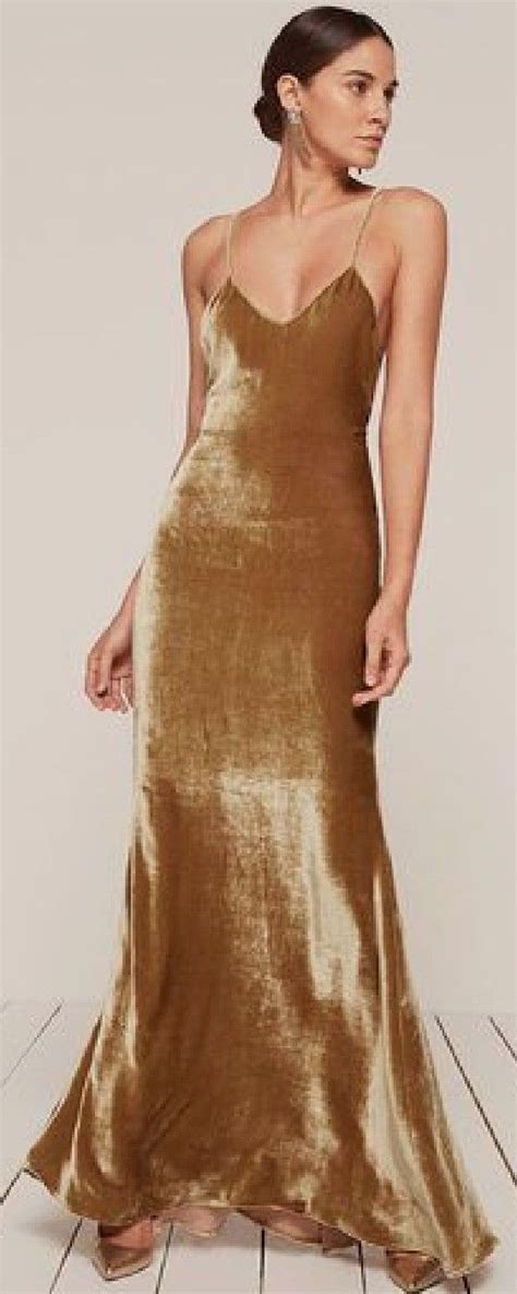 sleeveless formal dress formal dresses slip dress velvet gold fashion beauty colors