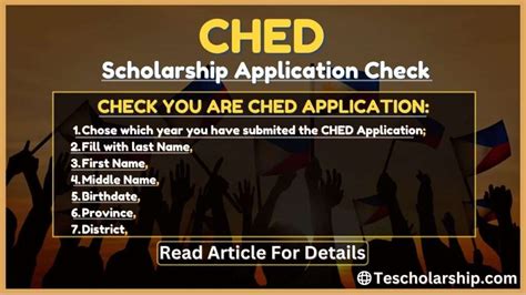 Ched Scholarship 2023 To 2024 Application Apply Now