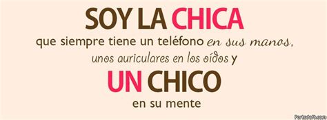 Soy La Chica Lettering Quotes Phrase