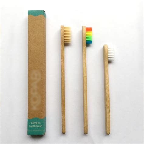 Dental Care Children Soft Mini Bamboo Toothbrush Bambu Fiber Bristle