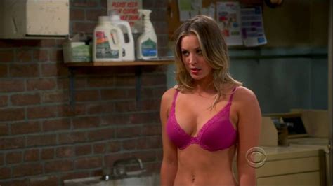 Kaley Cuoco “the Big Bang Theory” Bra Scene Caps Actors And Models Off Duty Pinterest The
