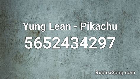 Pikachu Song Code For Roblox