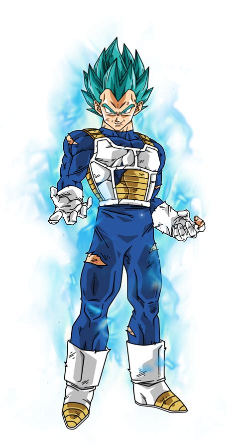 Since his first appearance when goku, to when goku was fighting kid buu when super saiyan blue evolution is a more advanced form of super saiyan blue. Vegeta Super Saiyan Blue by BardockSonic | Anime dragon ...
