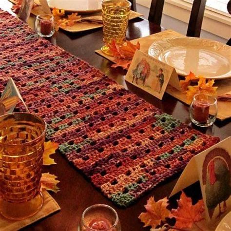 Pin By Angie Benko On Fall Halloween Crochet Table Runner Pattern
