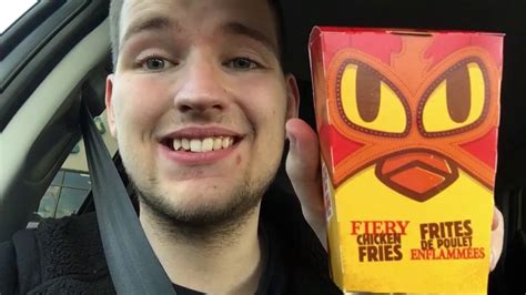 Burger King Fiery Chicken Fries Review Youtube