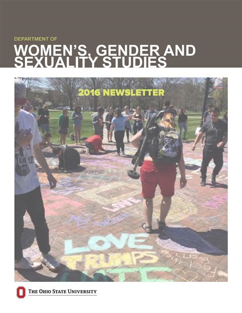 Womens Gender And Sexuality Studies Newsletter 2016 By College Of Arts