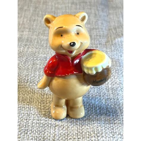 Vintage Japan Disney Winnie The Pooh With Honey Pot Ceramic Porcelain Figure 1000 Picclick
