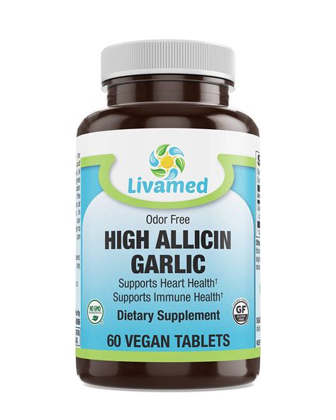Buy High Allicin Garlic Supplement Antioxidant Rich Supports Immune System Improve Enzymes