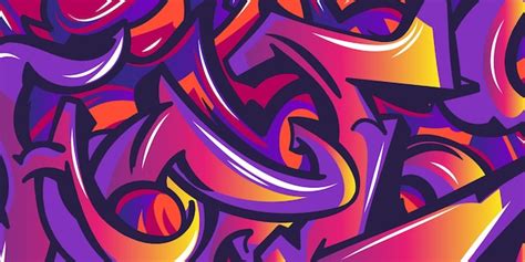 Premium Vector Graffiti Vector Art Pattern Colorfull Texture Abstract