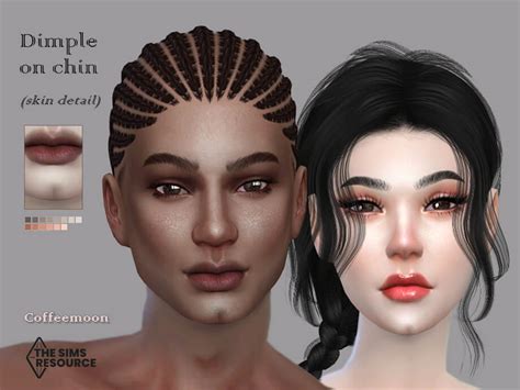 Dimple On Chin Skin Detail By Coffeemoon From Tsr Cc The Sims