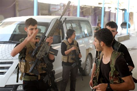Kurdish Yat And Ypg In Serekaniye During Invasion X R