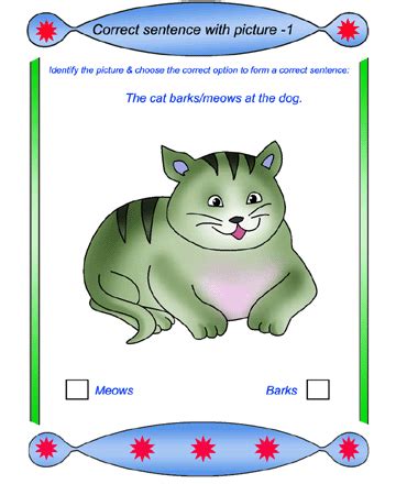 Of course it would be better if you _ (to be) there too. Printable Correct Sentence 1 Coloring Worksheets, Free ...