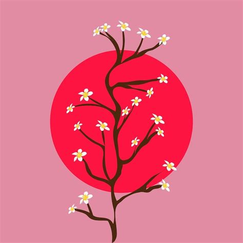 Premium Vector Premium Vector Cherry Blossom Art Design Illustration