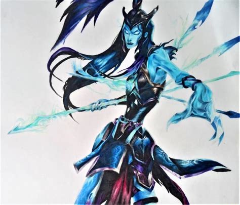 Kalista Splash Art Drawing Ifunny