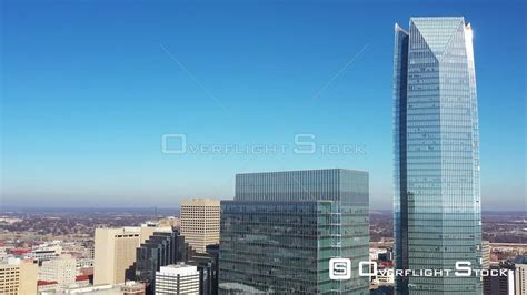 Overflightstock Tall Glass Buildings And Sky Downtown Oklahoma City