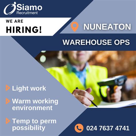 Siamo Group 📍bermuda Park Nuneaton 📍 Warehouse Ops X 6