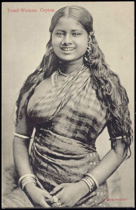 Tamil Woman Ceylon S Vintage Portraits Vintage India Portrait