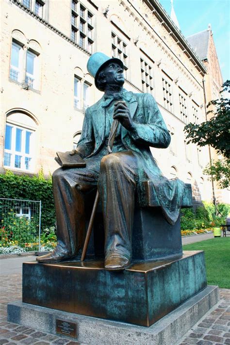A Statue Of Hans Christian Andersen In Copenhagen The Capital Of Stock