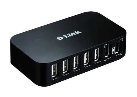 D Link 7 Port Usb 20 Hub External High Speed With Uk Plug 480mbps Dub